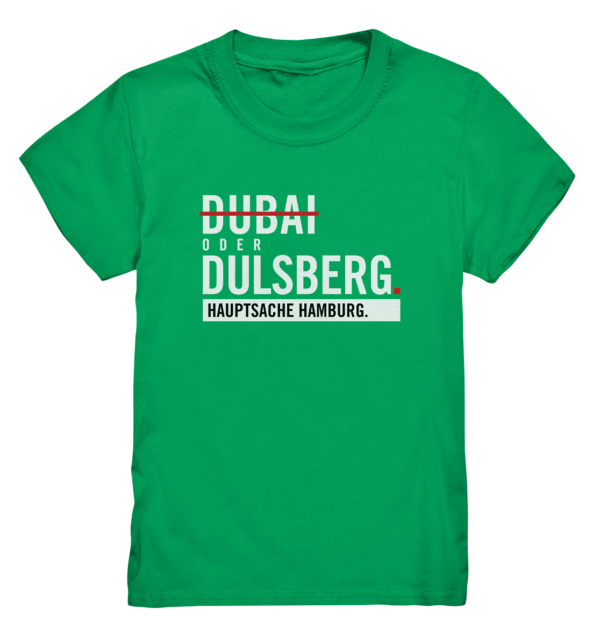 Grünes Dulsberg Hamburg Shirt Kids