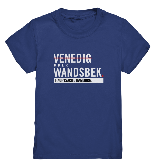 Dunkelblaues Wandsbek Hamburg Shirt Kids