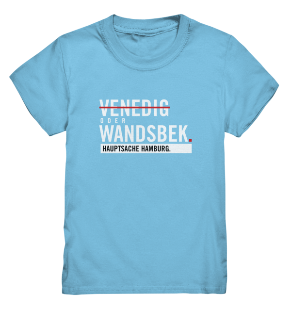 Blaues Wandsbek Hamburg Shirt Kids