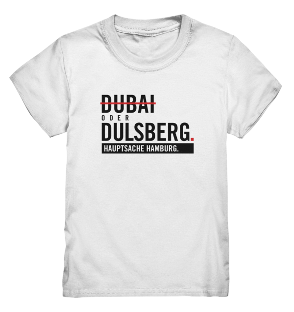 Weißes Dulsberg Hamburg Shirt Kids