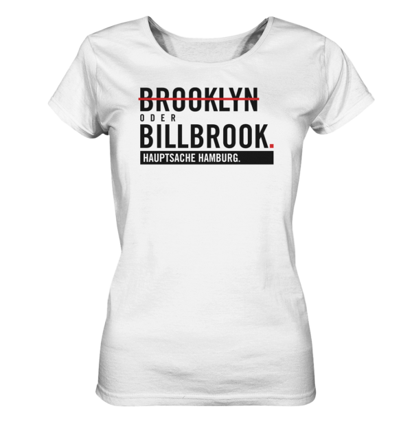 Weißes Billbrook Hamburg Shirt Damen