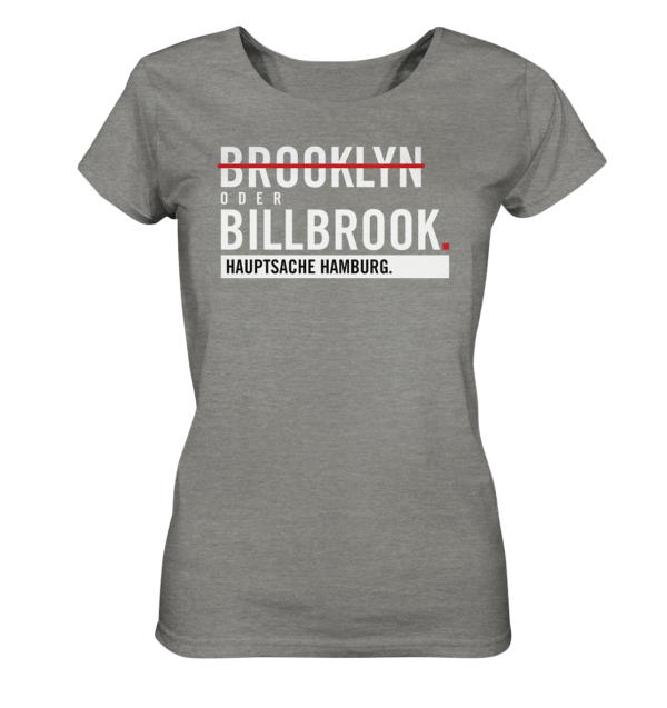 Dunkelgraues Billbrook Hamburg Shirt Damen