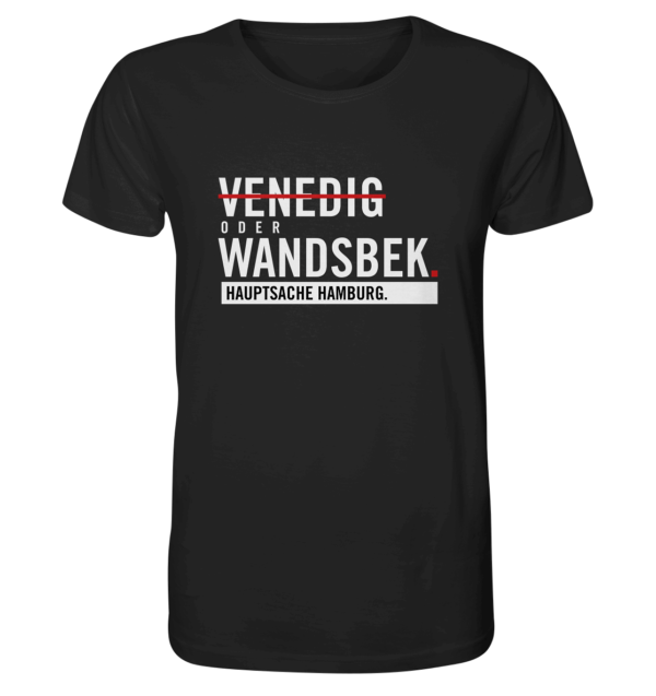 Schwarzes Wandsbek Hamburg Shirt