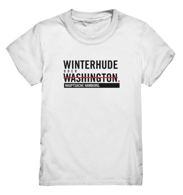 Weißes Winterhude Hamburg Shirt Kids