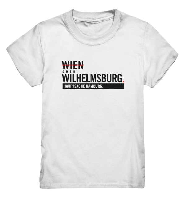 Weißes Wilhelmsburg Hamburg Shirt Kids