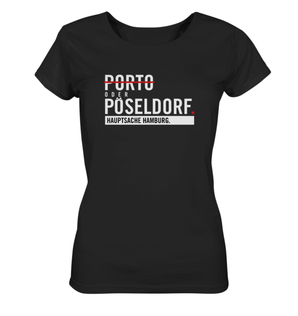 Schwarzes Pöseldorf Hamburg Shirt Damen