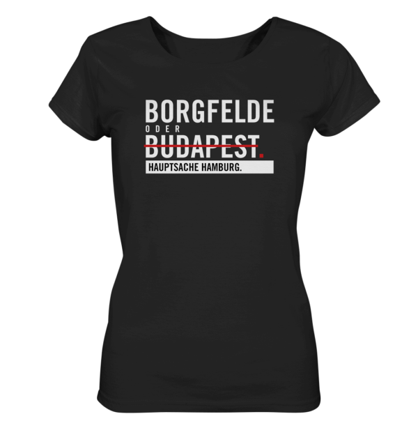 Schwares Borgfelde Hamburg Shirt Damen