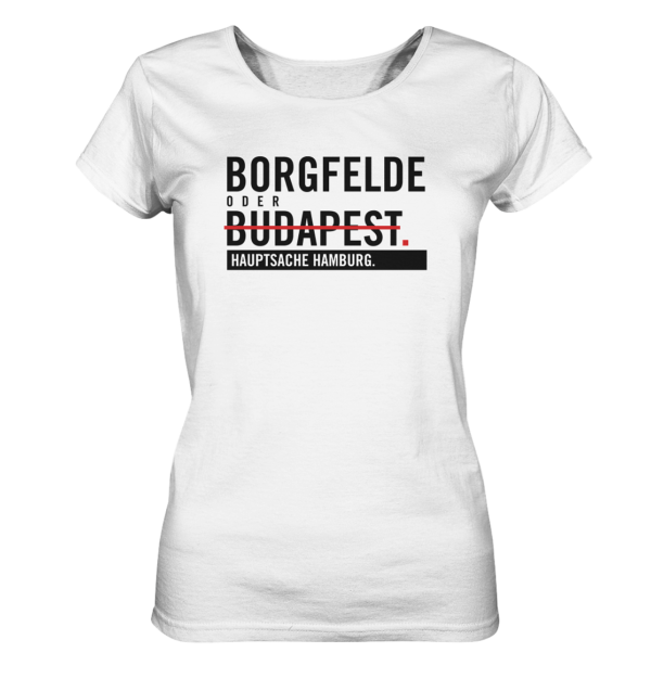Weißes Borgfelde Hamburg Shirt Damen