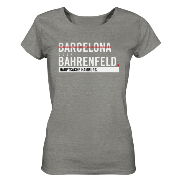 Dunkelgraues Bahrenfeld Hamburg Shirt Damen