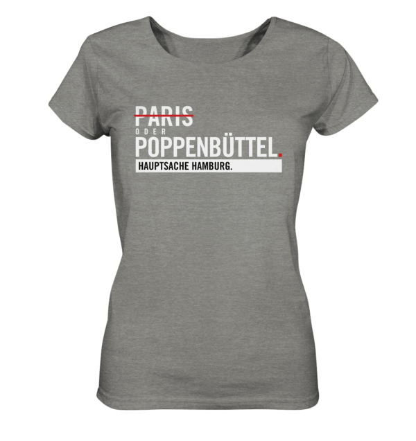 Dunkelgraues Poppenbüttel Hamburg Shirt Damen