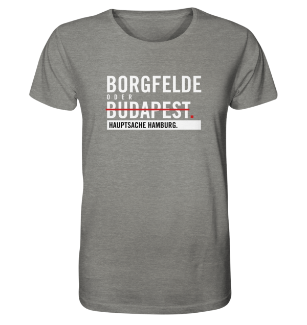 Hellgraues Borgfelde Hamburg Shirt