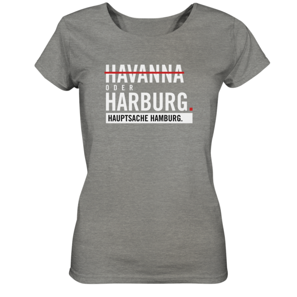Hellgraues Harburg Hamburg Shirt Damen
