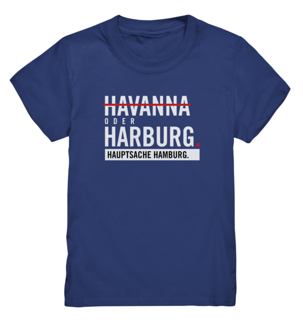 Blaues Harburg Hamburg Shirt Kinder